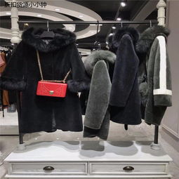 芭而慕迪蘭摩爾17冬中長款羊剪絨大衣 品牌折扣尾貨批發，一手貨源工廠直供